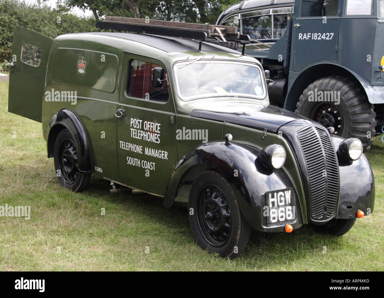 Postamt Van, Rudgwick Dampf & Country Show, 2006 Stockfoto