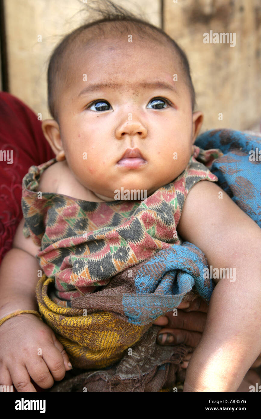 "Baby Nepal" Stockfoto