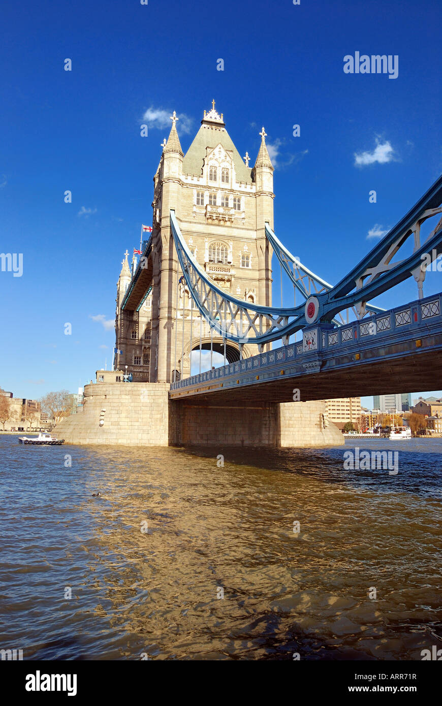 Tower Bridge River Thames Stockfoto