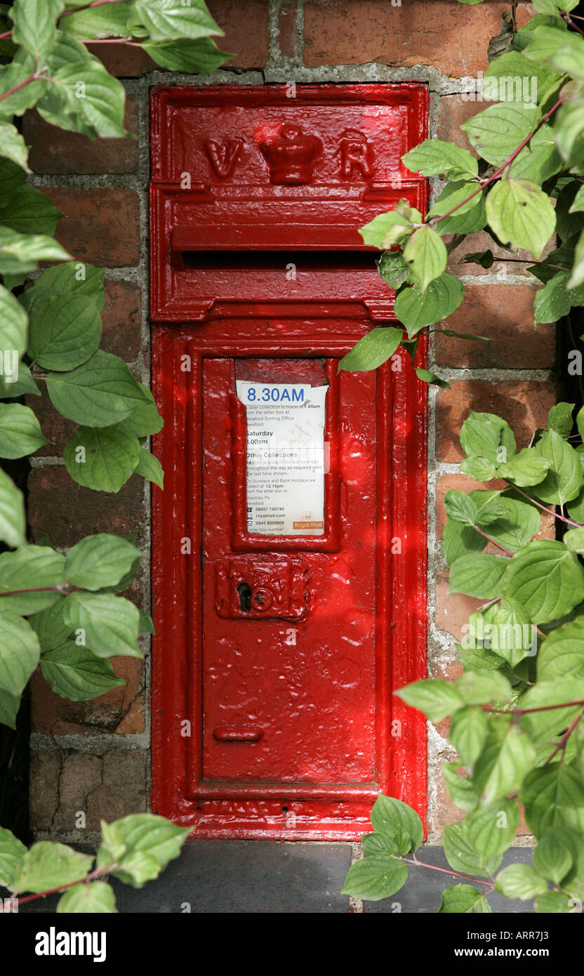 Land Briefkasten Royal Mail Box Uk England Europa System Rot