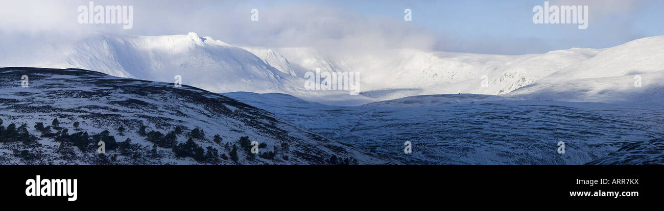 Beinn a'Bhuird und die Cairngorm-plateau Stockfoto