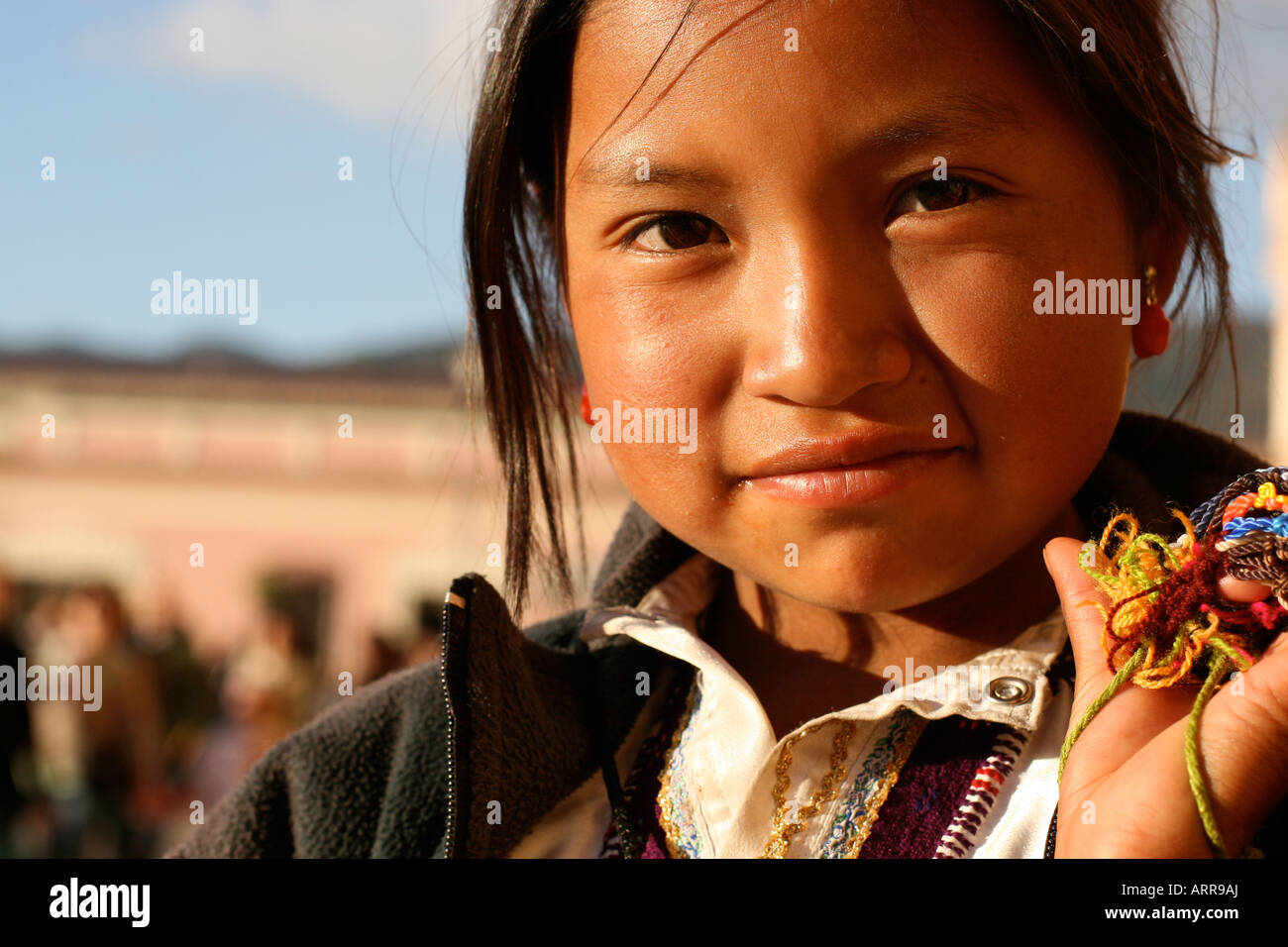 Indigenen Maya-Mädchen Stockfoto