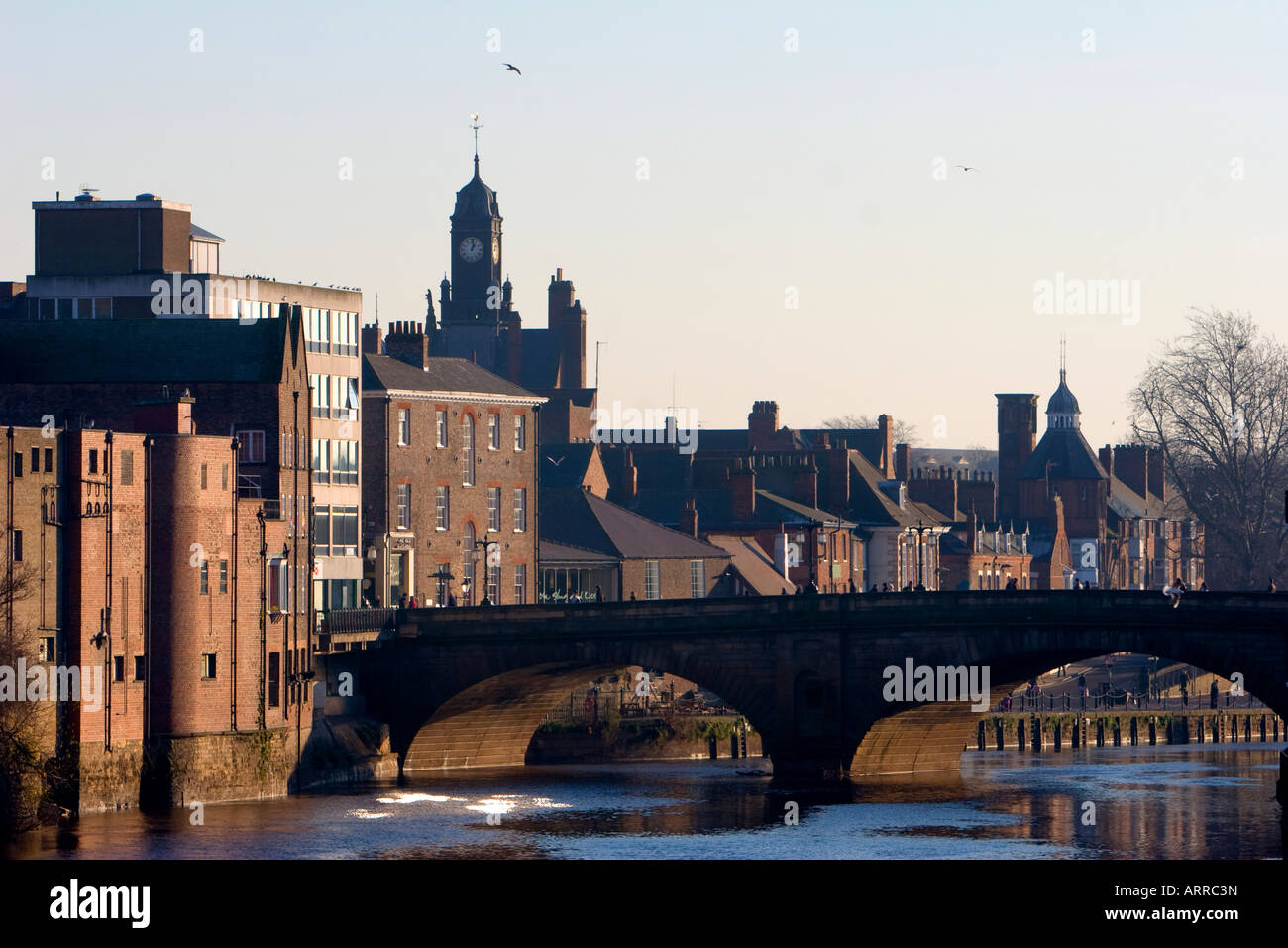 Brücke Straße Brücke über den Fluss Ouse in York North Yorksire England Stockfoto