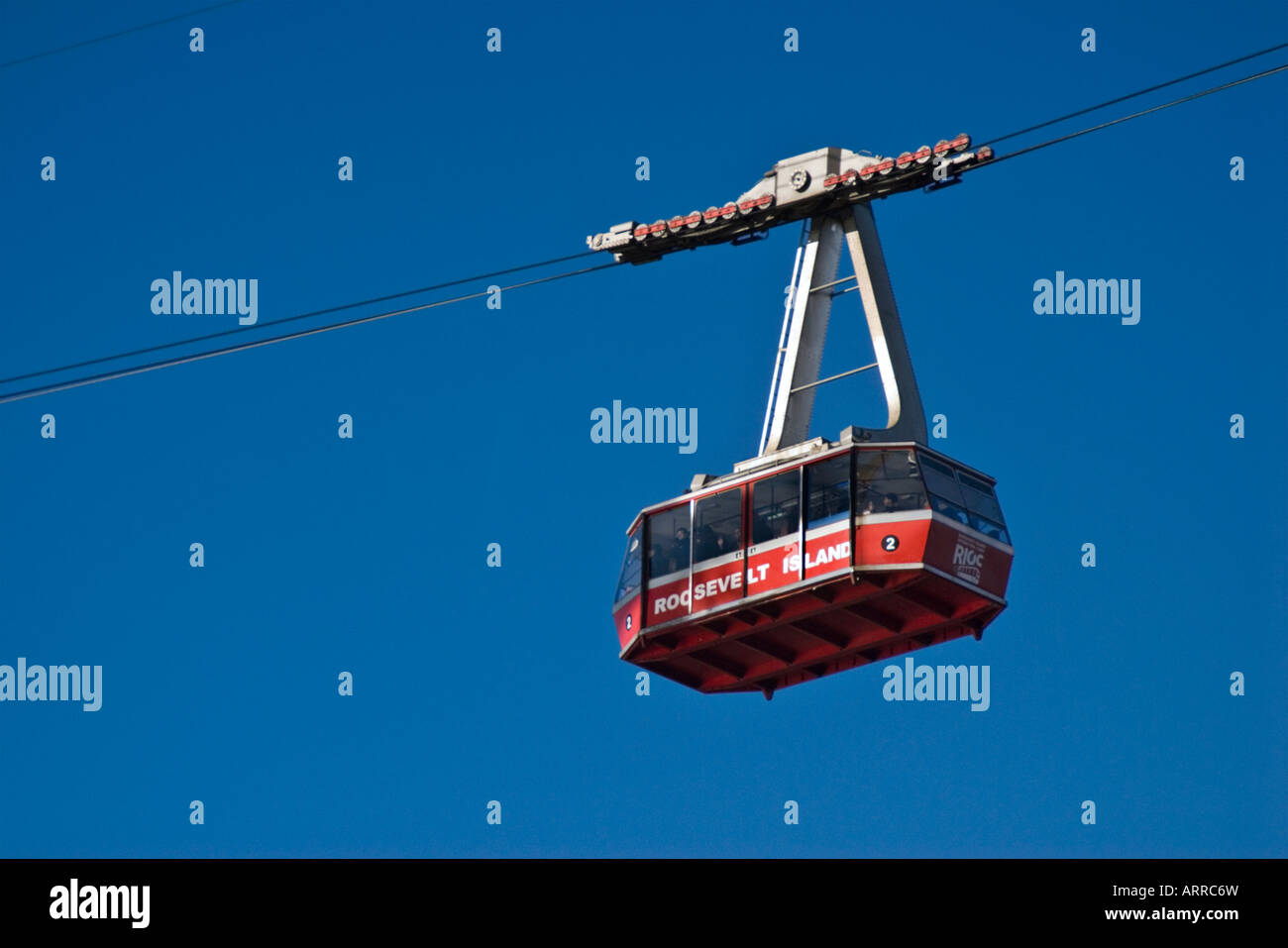 Roosevelt Island Tram Stockfoto