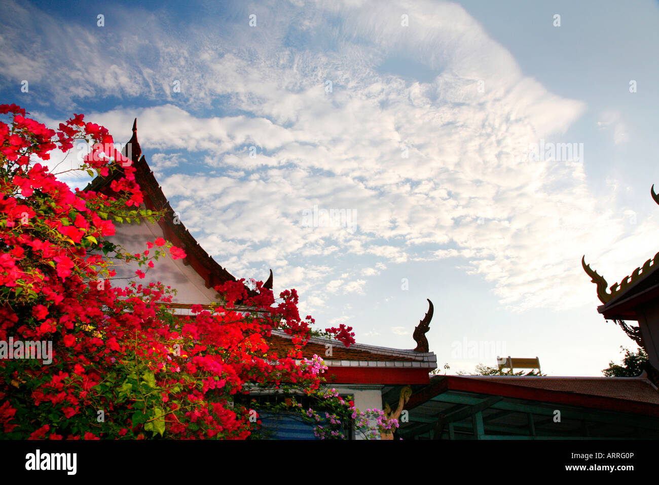 Wat Chana Songkram, Bangkok, Thailand Stockfoto