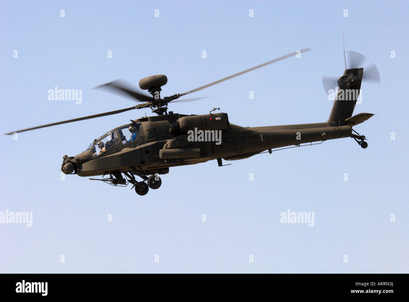 Boeing AH - 64D Longbow Apache Farnborough Air Show 2006 Stockfoto