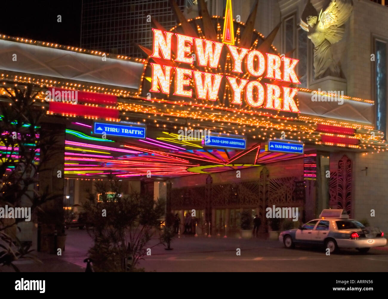 New York City Casino Eingang in Las Vegas Stockfoto