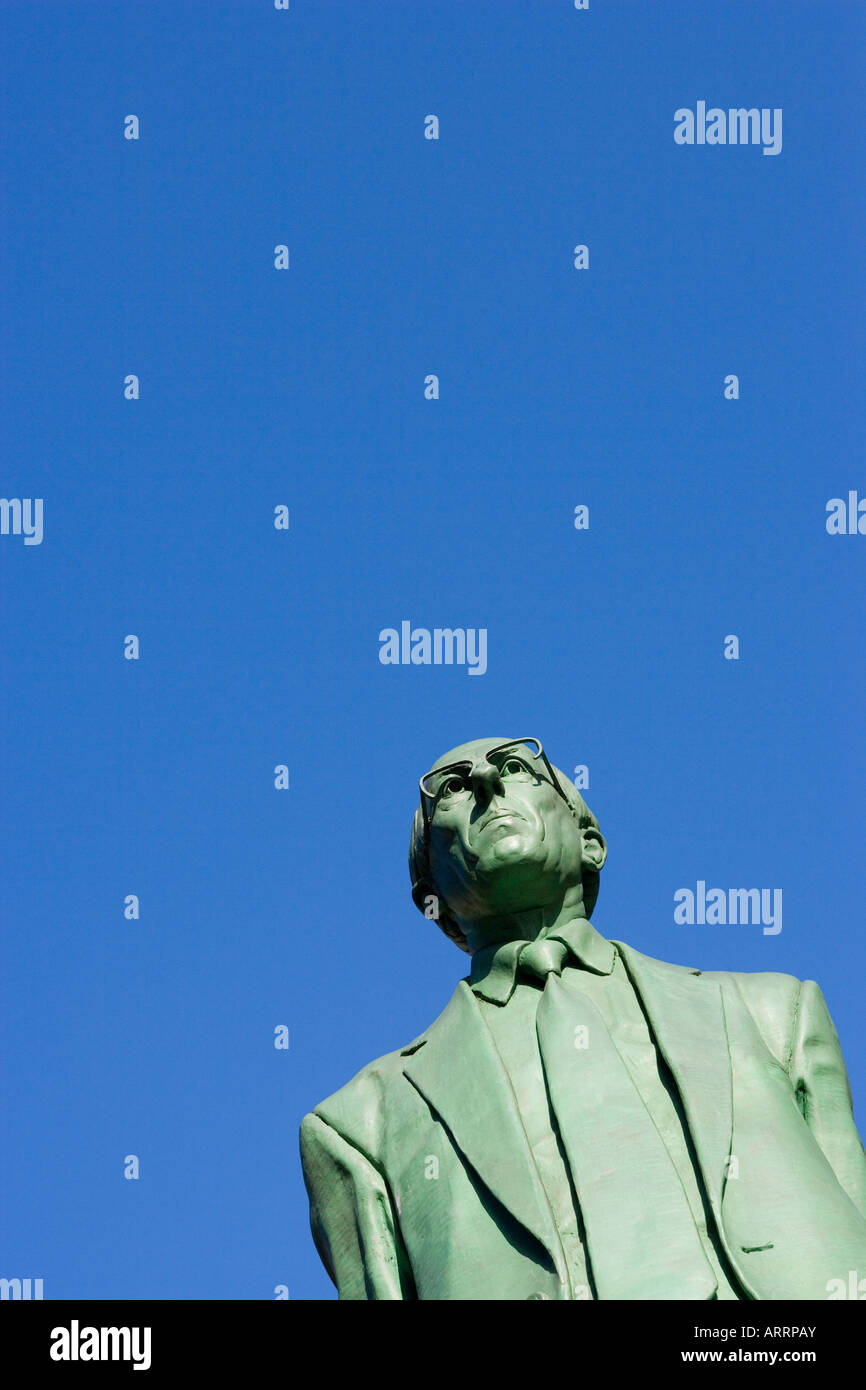 Donald Dewar Statue Buchanan Street Glasgow Schottland Stockfoto