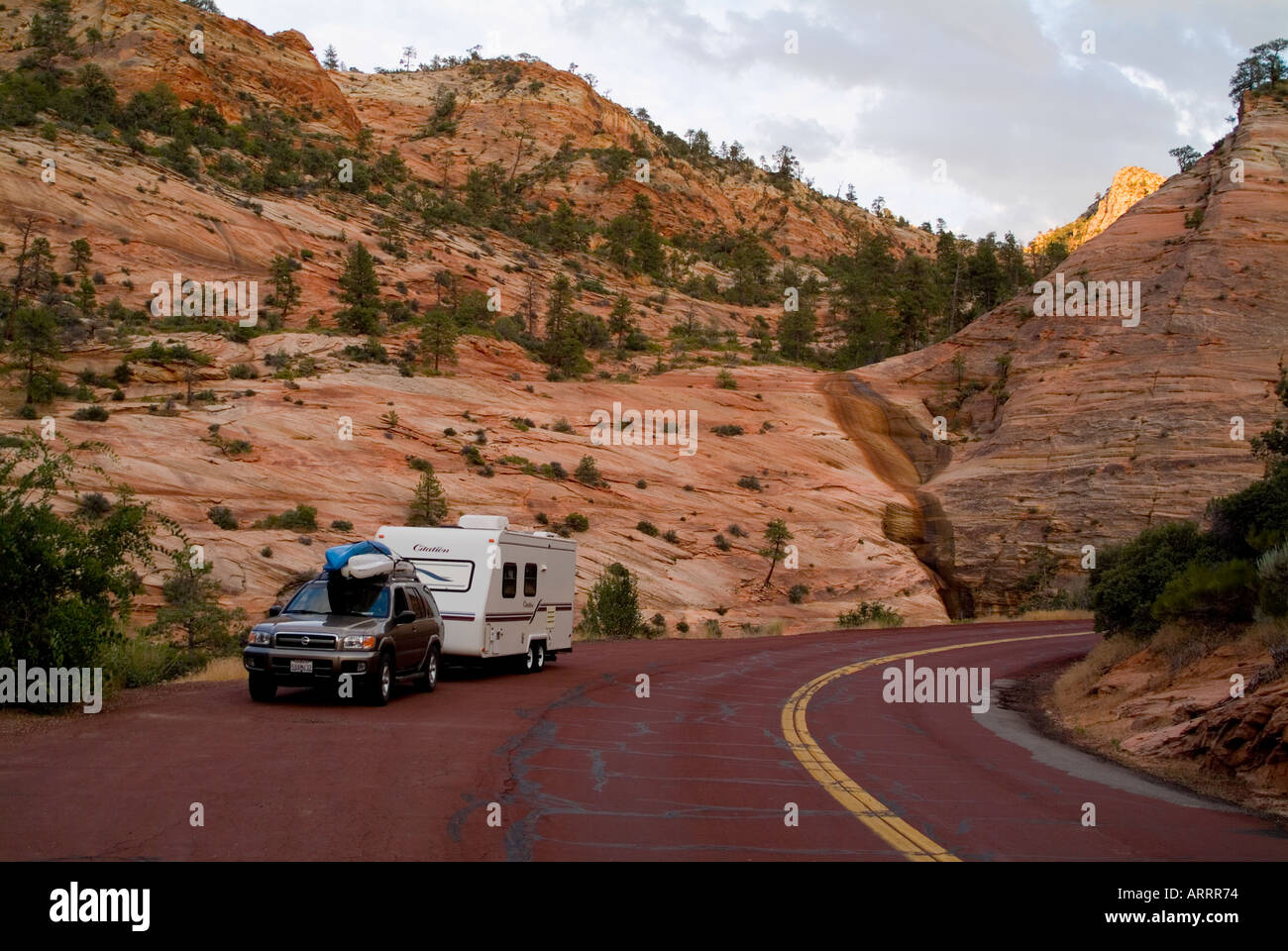Camping in den USA Stockfoto