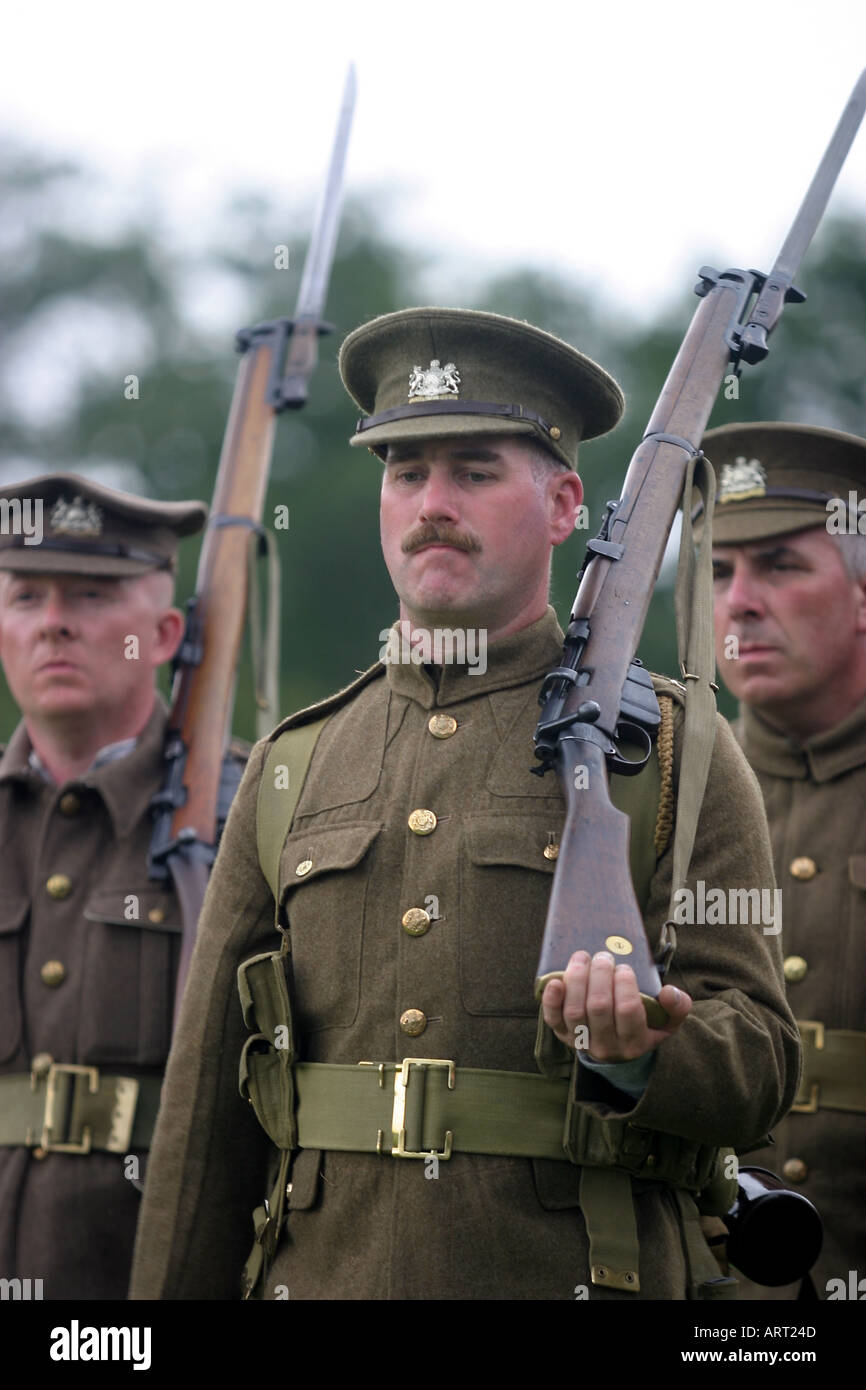 Die Manchester Regiment 191418 Soldat mit seinem LeeEnfield