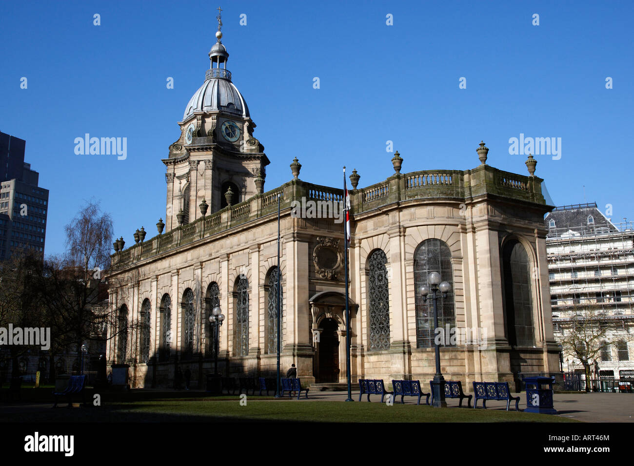 Birmingham Kathedrale Birmingham West Midlands England Großbritannien genommen am frühen Morgen Stockfoto