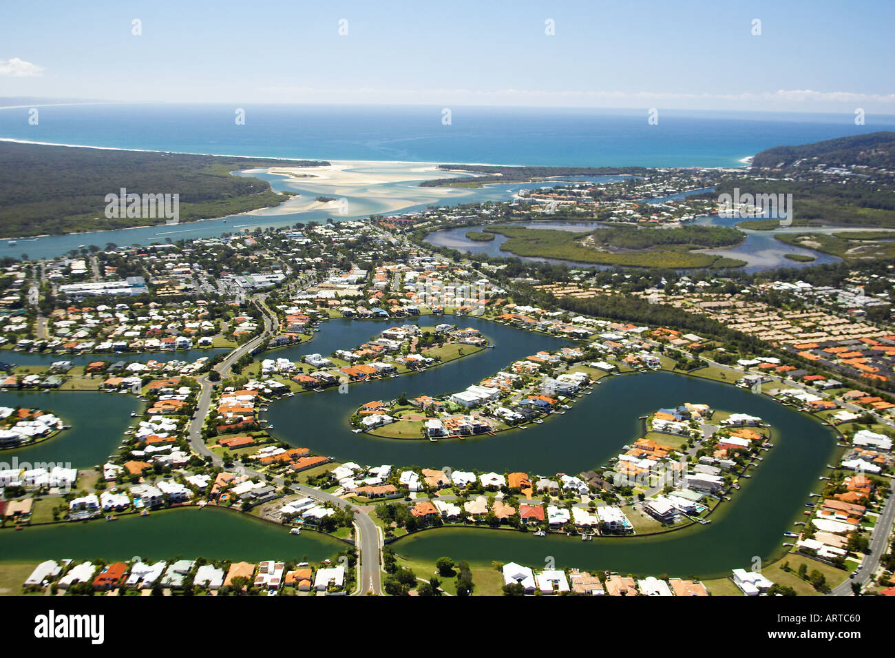 Noosaville Noosa Heads Sunshine Coast Queensland Australien Antenne
