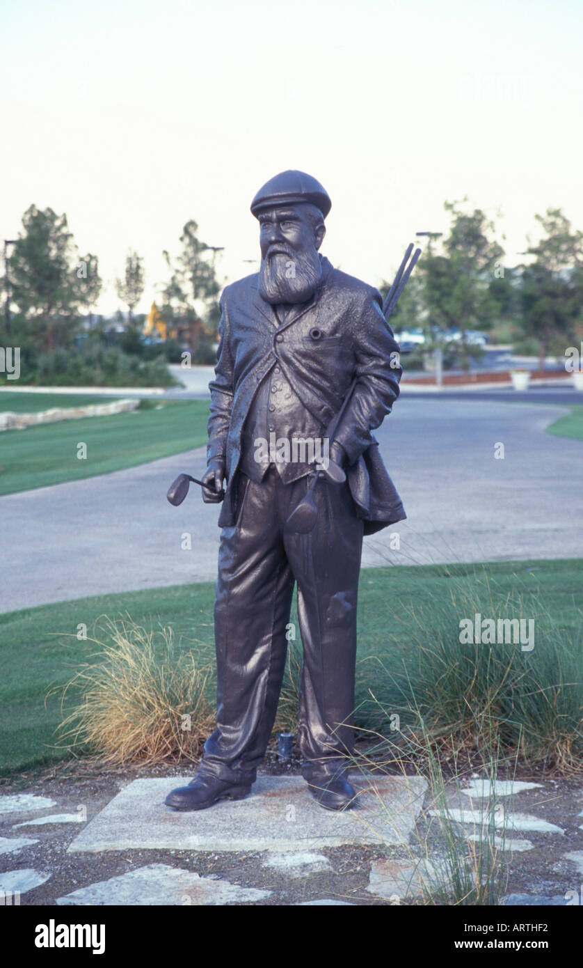 Statue von Old Tom Morris, Royal Links, Las Vegas Stockfoto