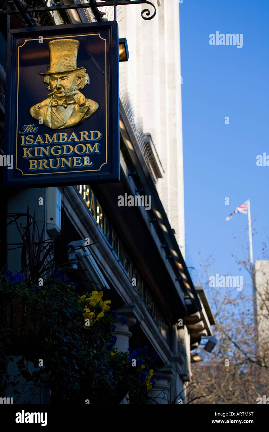 Isambard Kingdom Brunel Gastwirtschaft, Portsmouth, Hampshire, UK Stockfoto