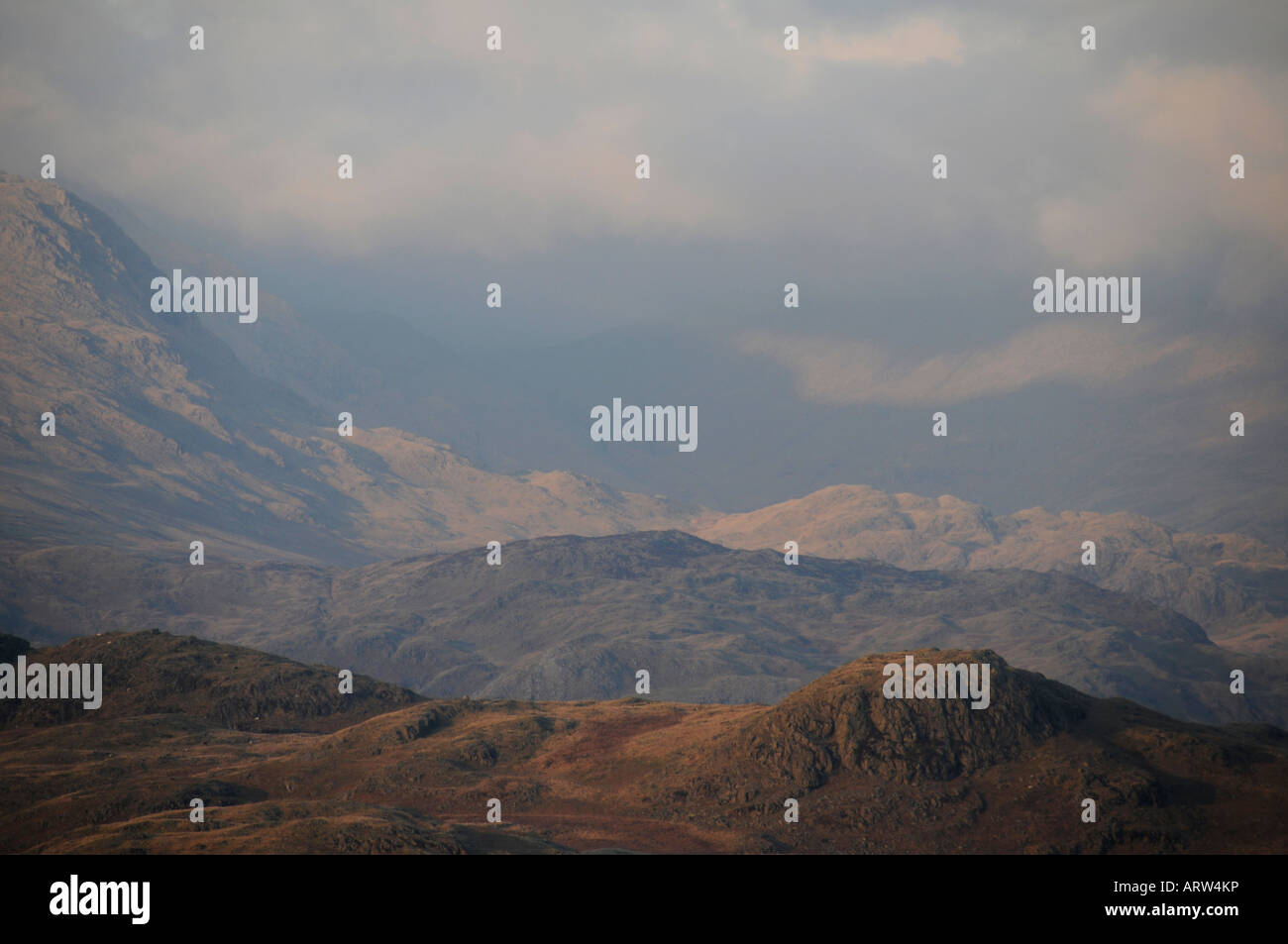 Blick von der Ulpha Straße nach Harter fiel im englischen Lake District. Stockfoto
