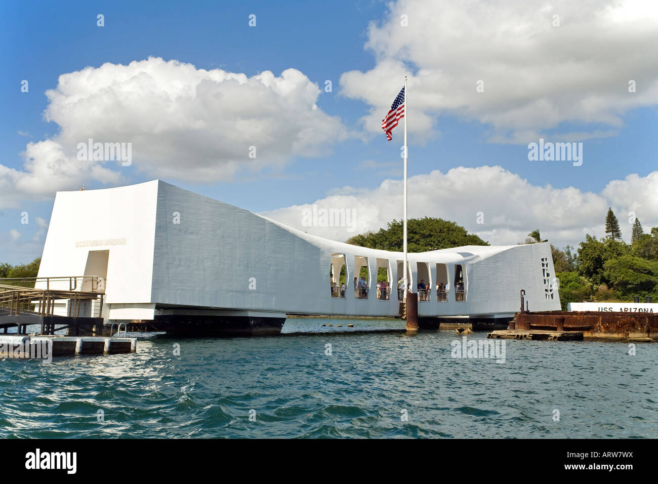 USS Arizona Memorial Ford Island, Pearl Harbor, Honolulu Hawaii
