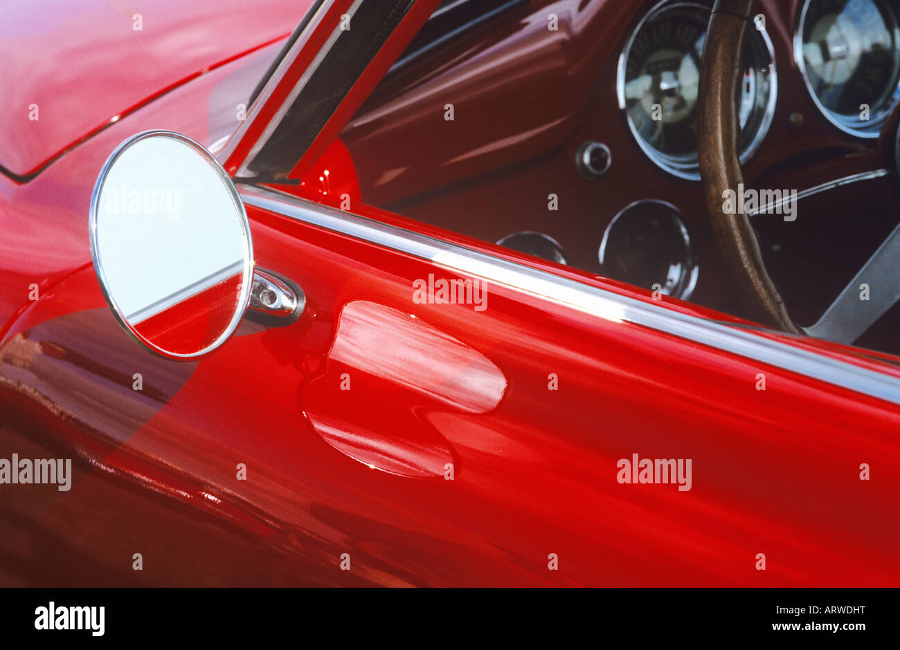 Alfa Romeo Seite Detail. Stockfoto