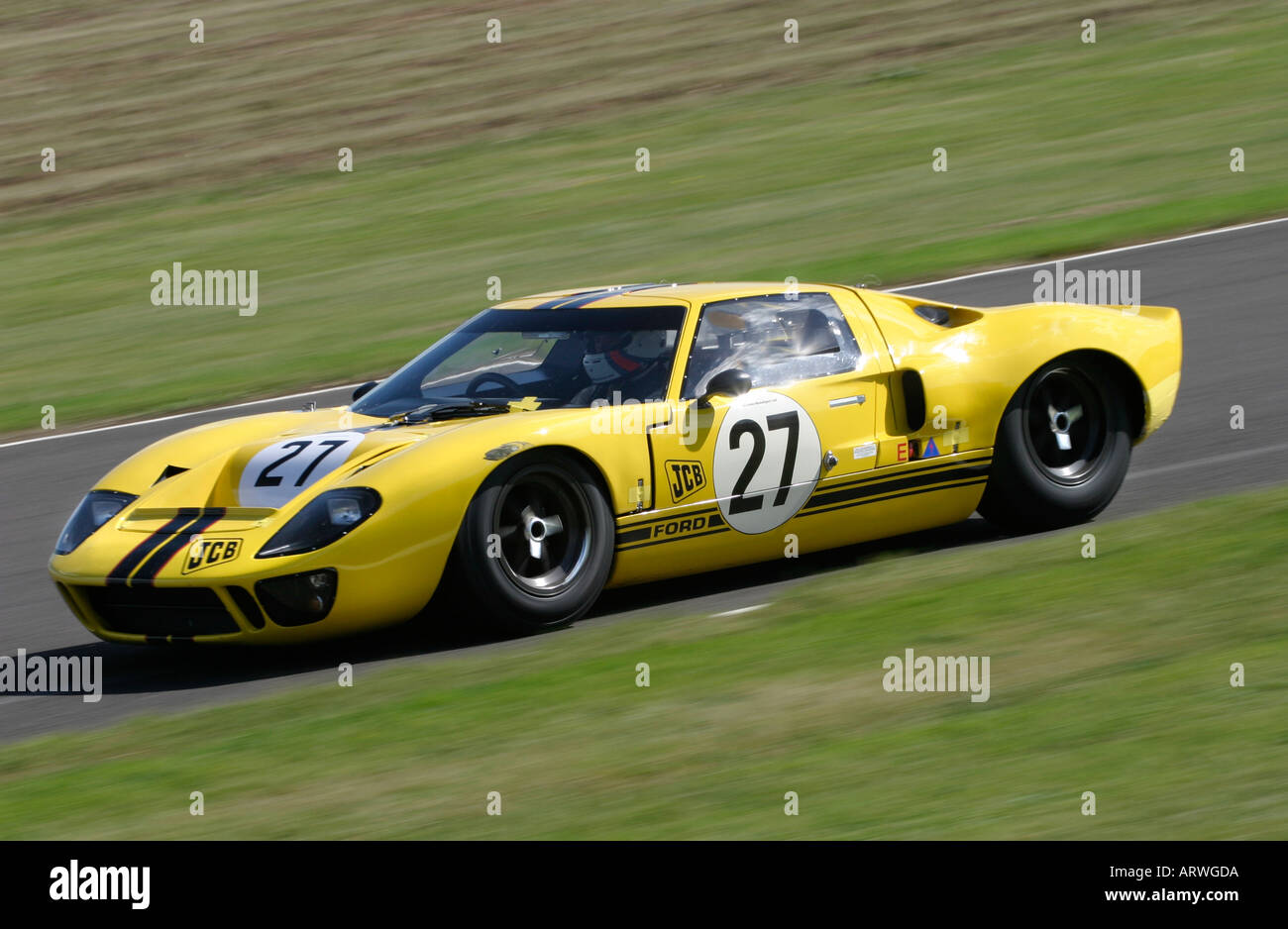 1965 Ford GT40 bei Goodwood Revival, Sussex, UK Stockfoto