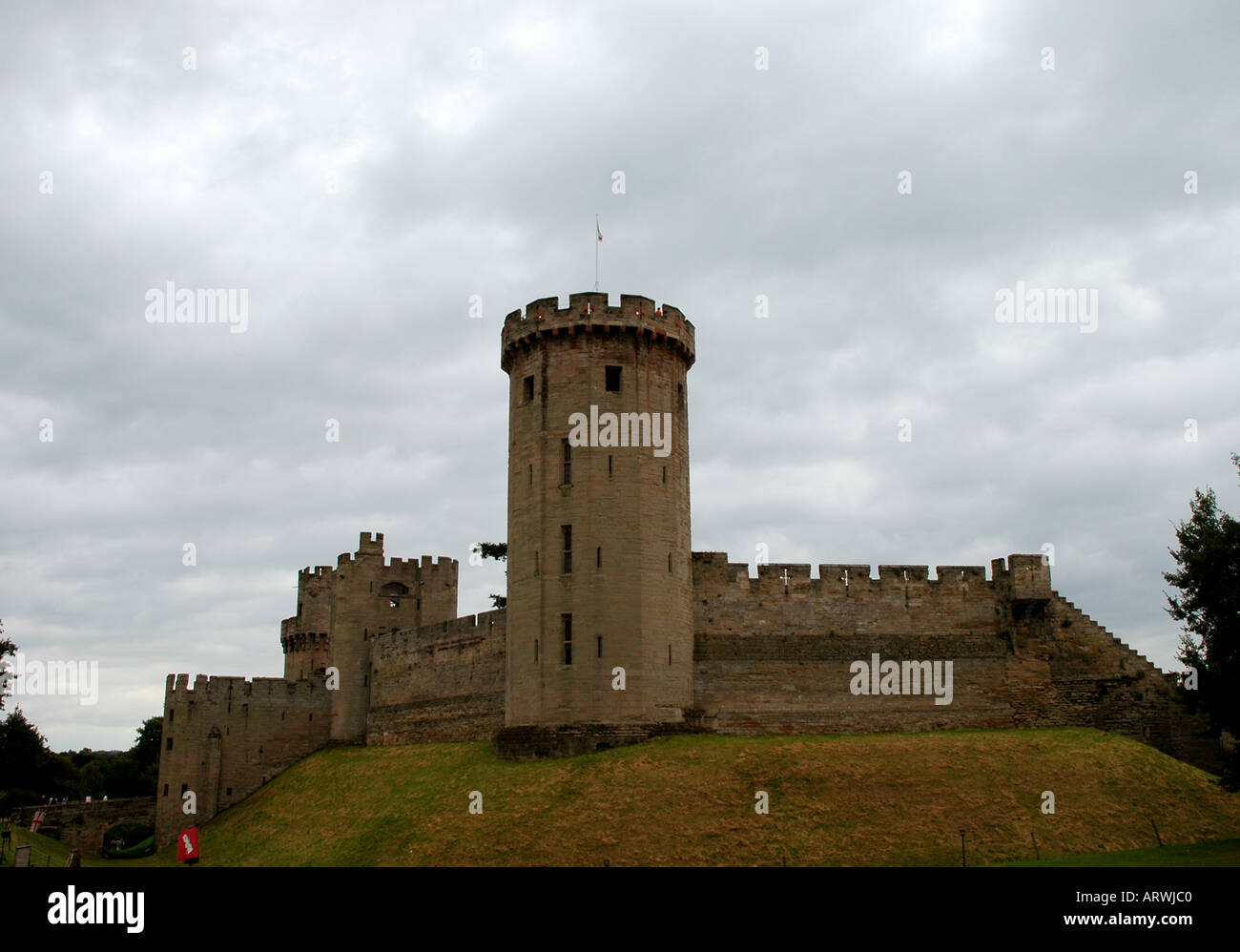 Warwick Castle Stockfoto