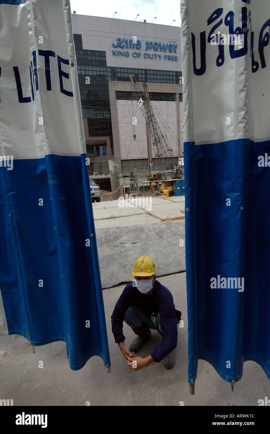 Bangkok. Thailand. Baustelle Stockfoto