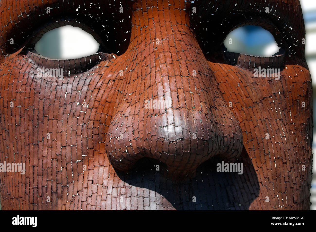 Maske außerhalb des Theaters Marlow In Canterbury, England Stockfoto