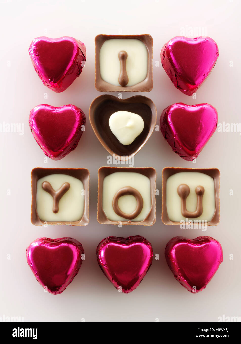 Ich liebe dich - Valentinstag, Muttertag Stockfoto