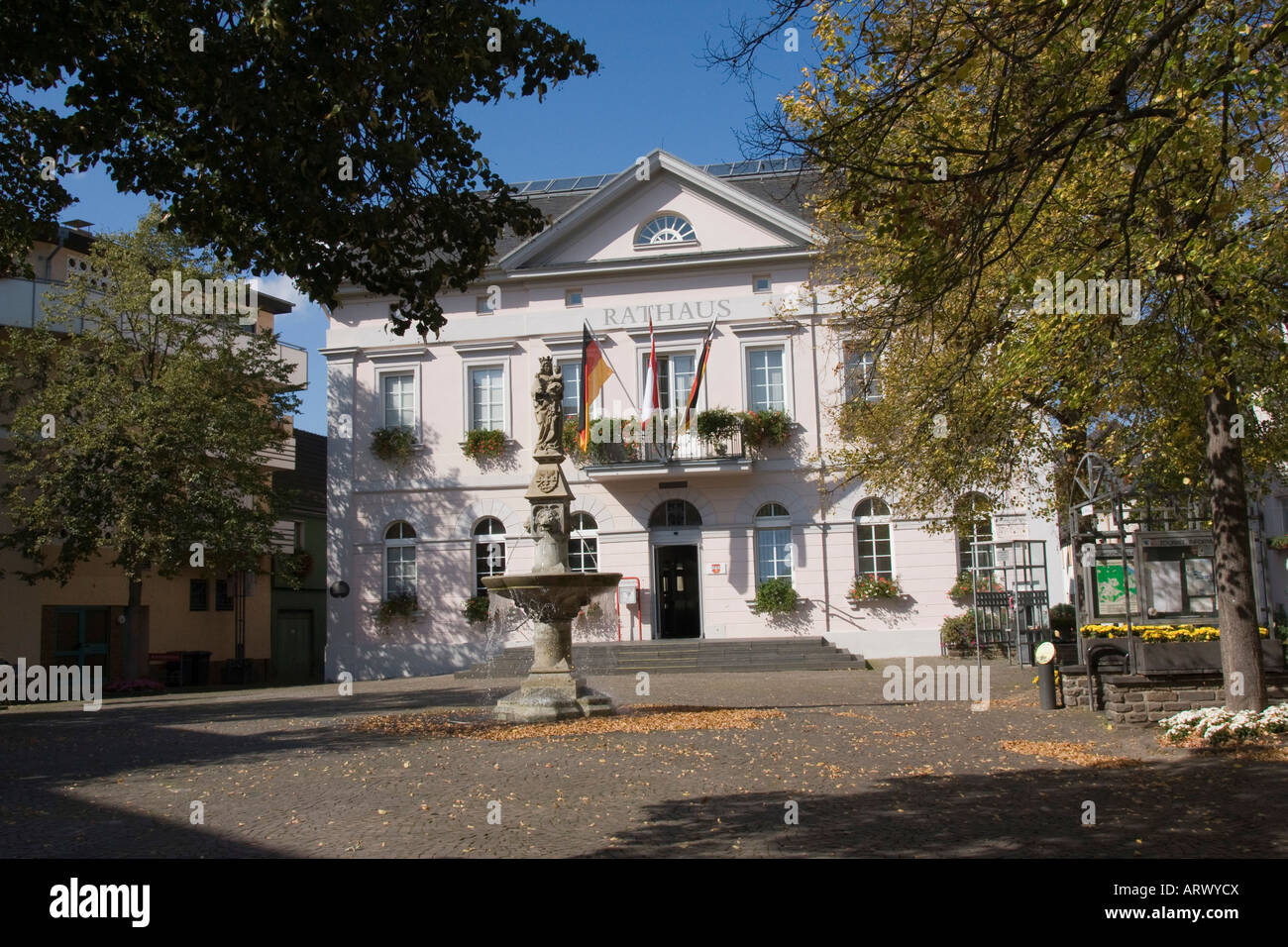 Remagen Rathaus Deutschland Rhein Rathaus Stockfoto