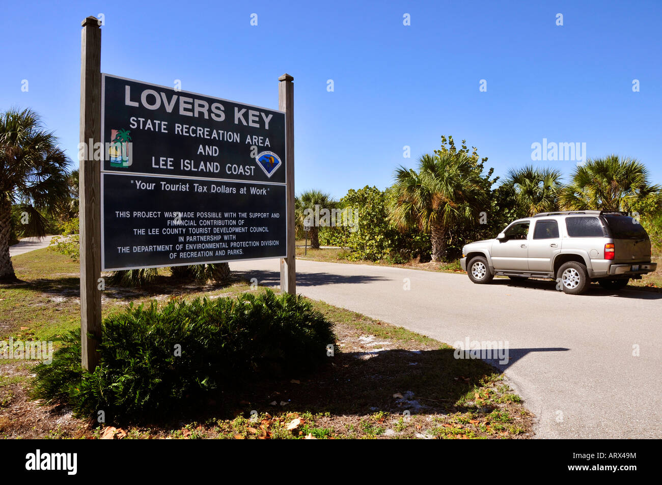 Lovers Key State Park Erholung Bereich Bonita Springs Florida Stockfoto