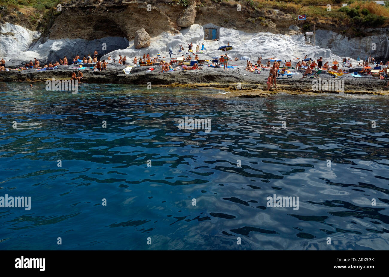 Ponza Isole pontine Lazio Italien Pontinische Insel, Mittelmeer, Europa Stockfoto