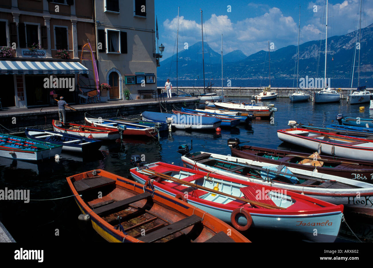 Castelletto Gardasee Italien Stockfoto