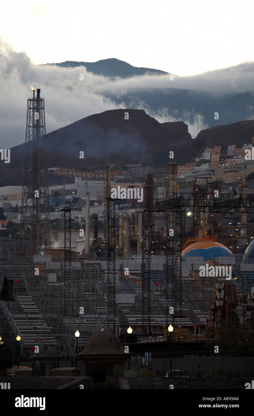 CESPA Ölraffinerie in Santa Cruz-Teneriffa-Kanarische Inseln-Spanien Stockfoto