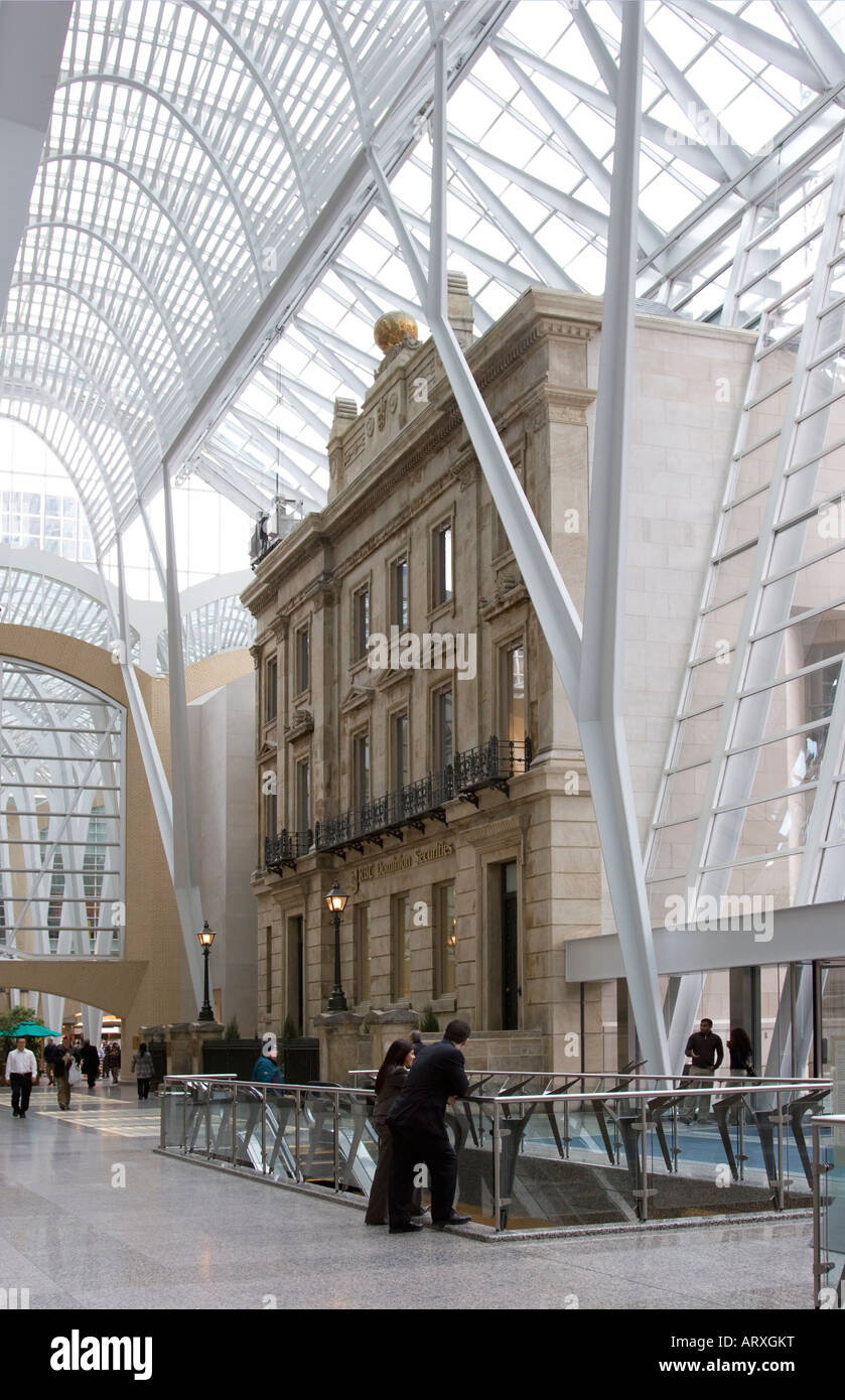 Merchants' Bank Gebäude - Allen Lambert Galleria - Brookfield Place - Toronto - Canada Stockfoto