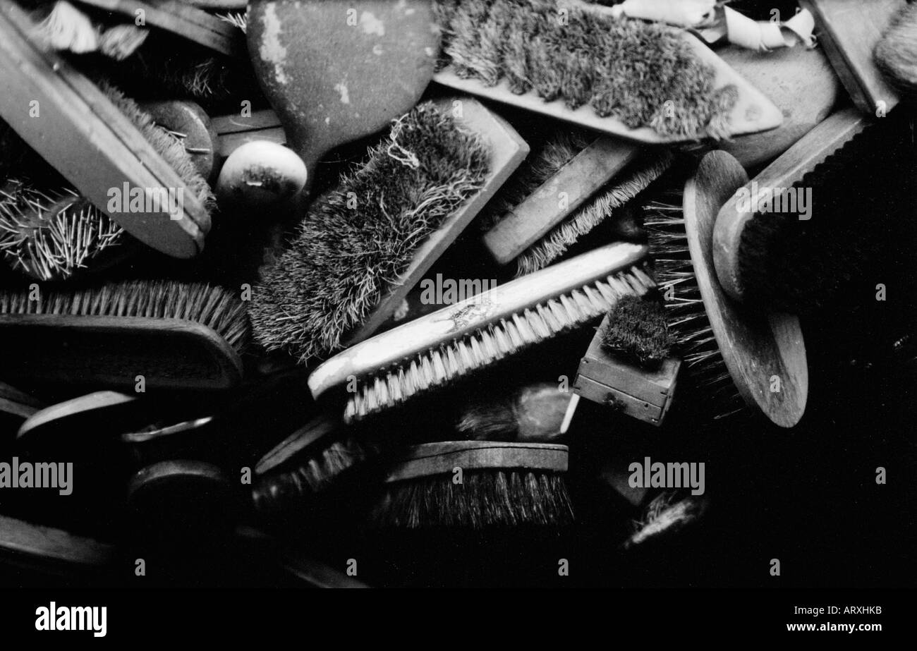 Bürsten, Auschwitz Stockfoto