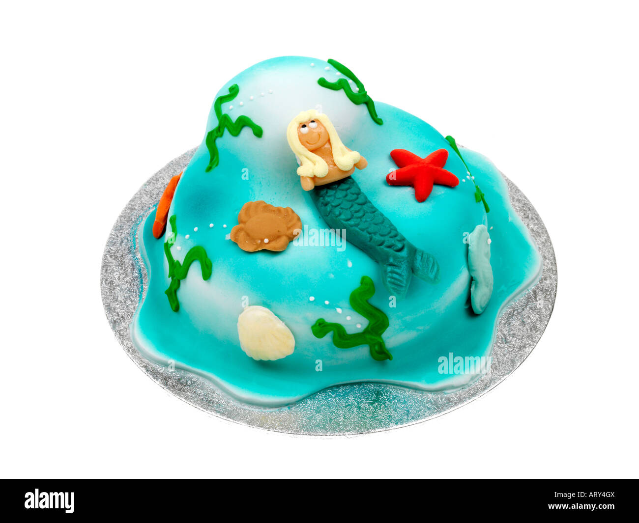 Kinder Geburtstagstorte Stockfoto