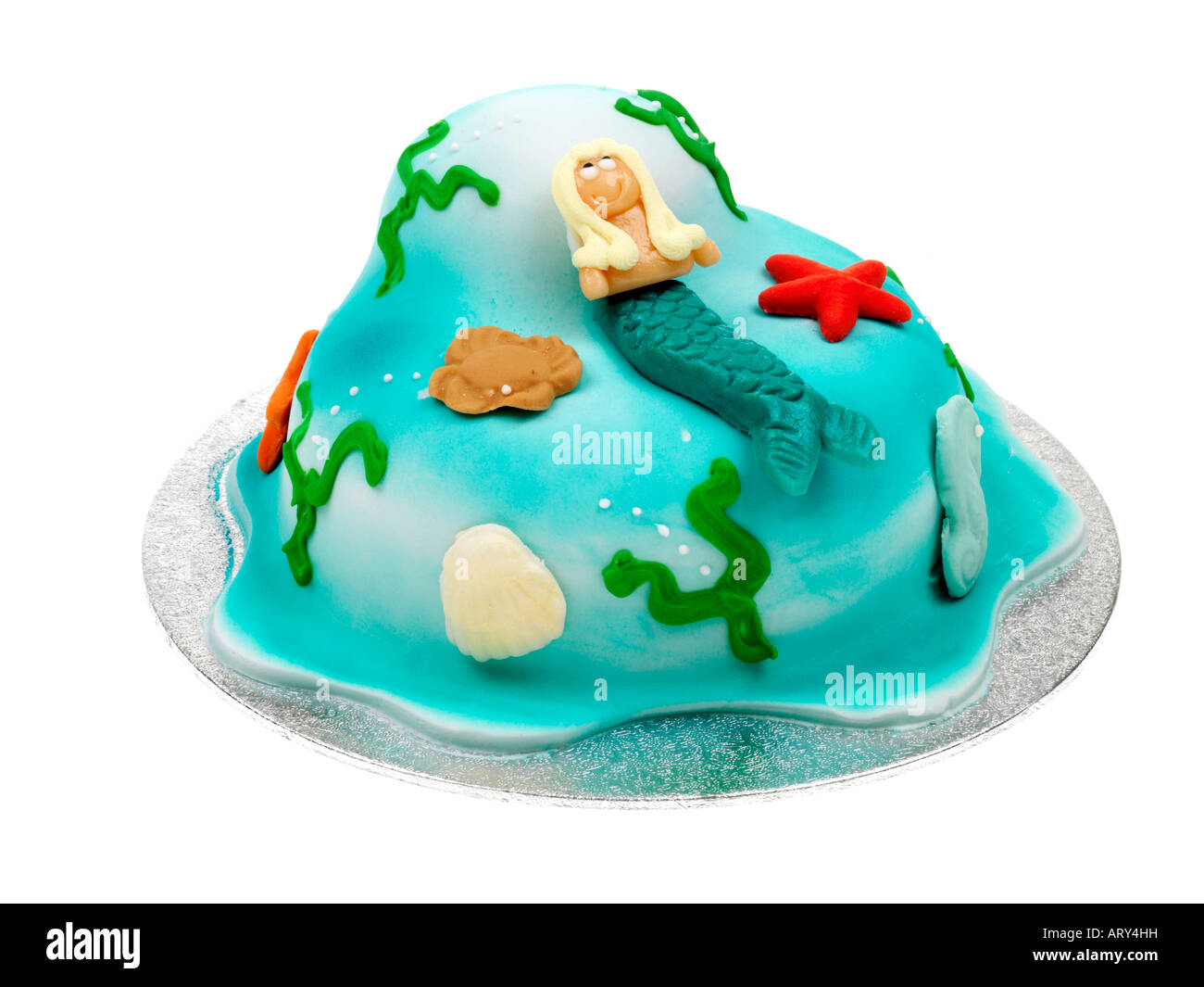 Kinder Geburtstagstorte Stockfoto