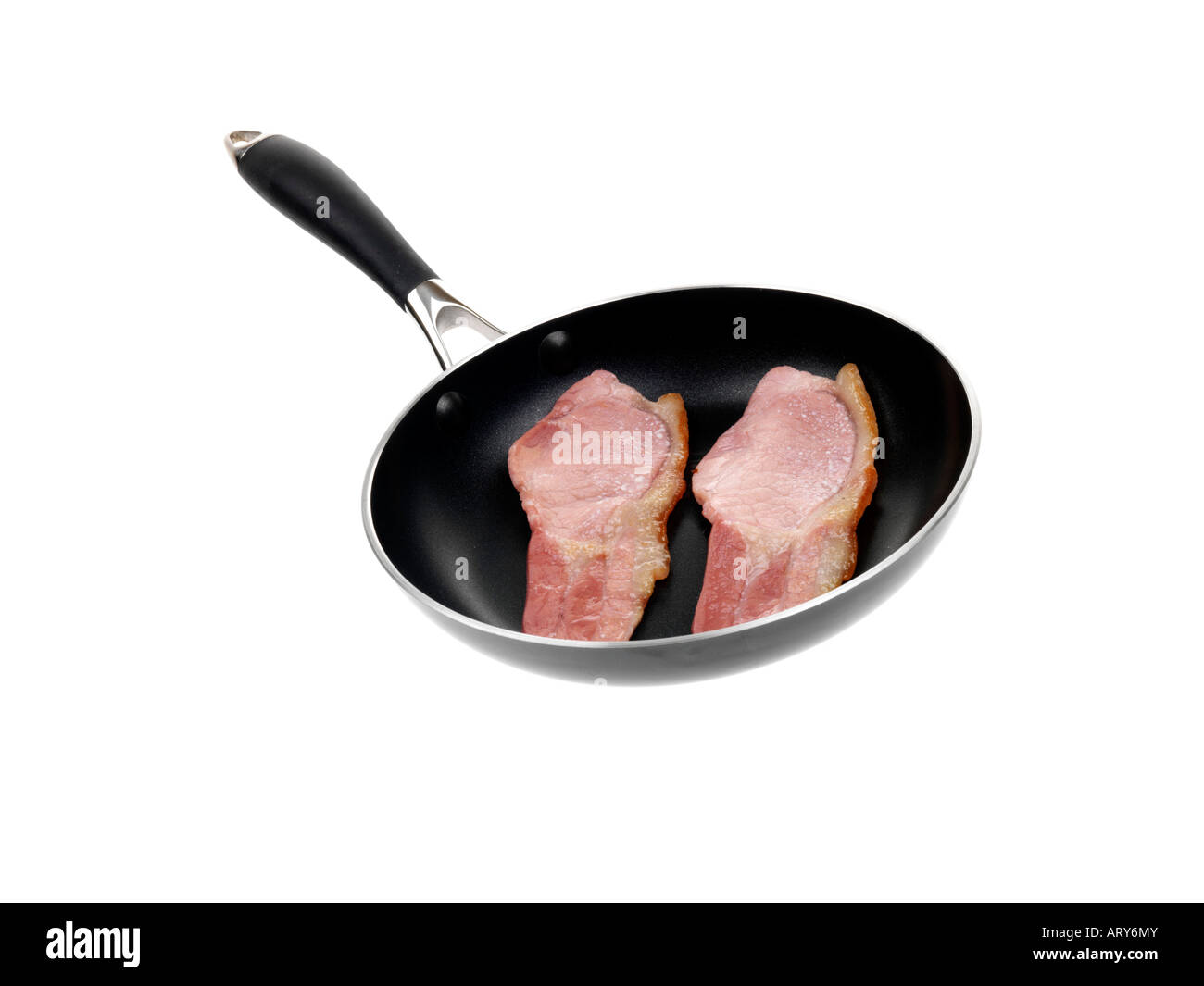 Speck braten Stockfoto