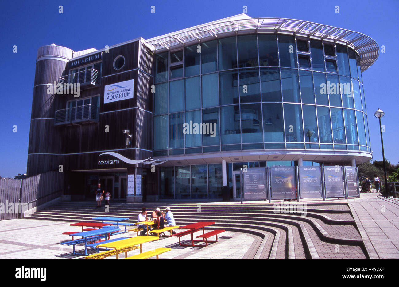 Der National Marine Aquarium, Plymouth, Devon, eröffnet 1998 Stockfoto