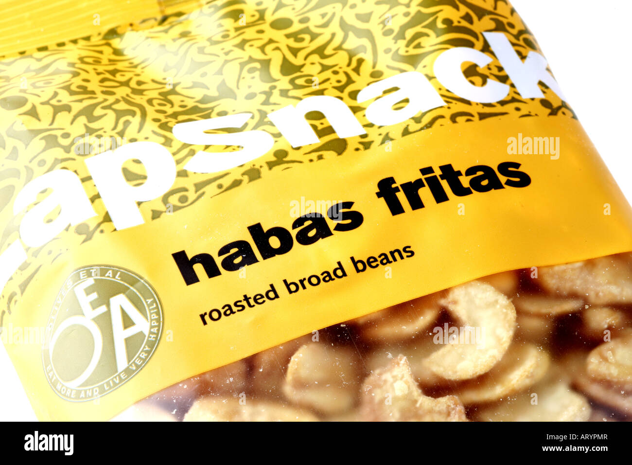 Habas Fritas Stockfoto