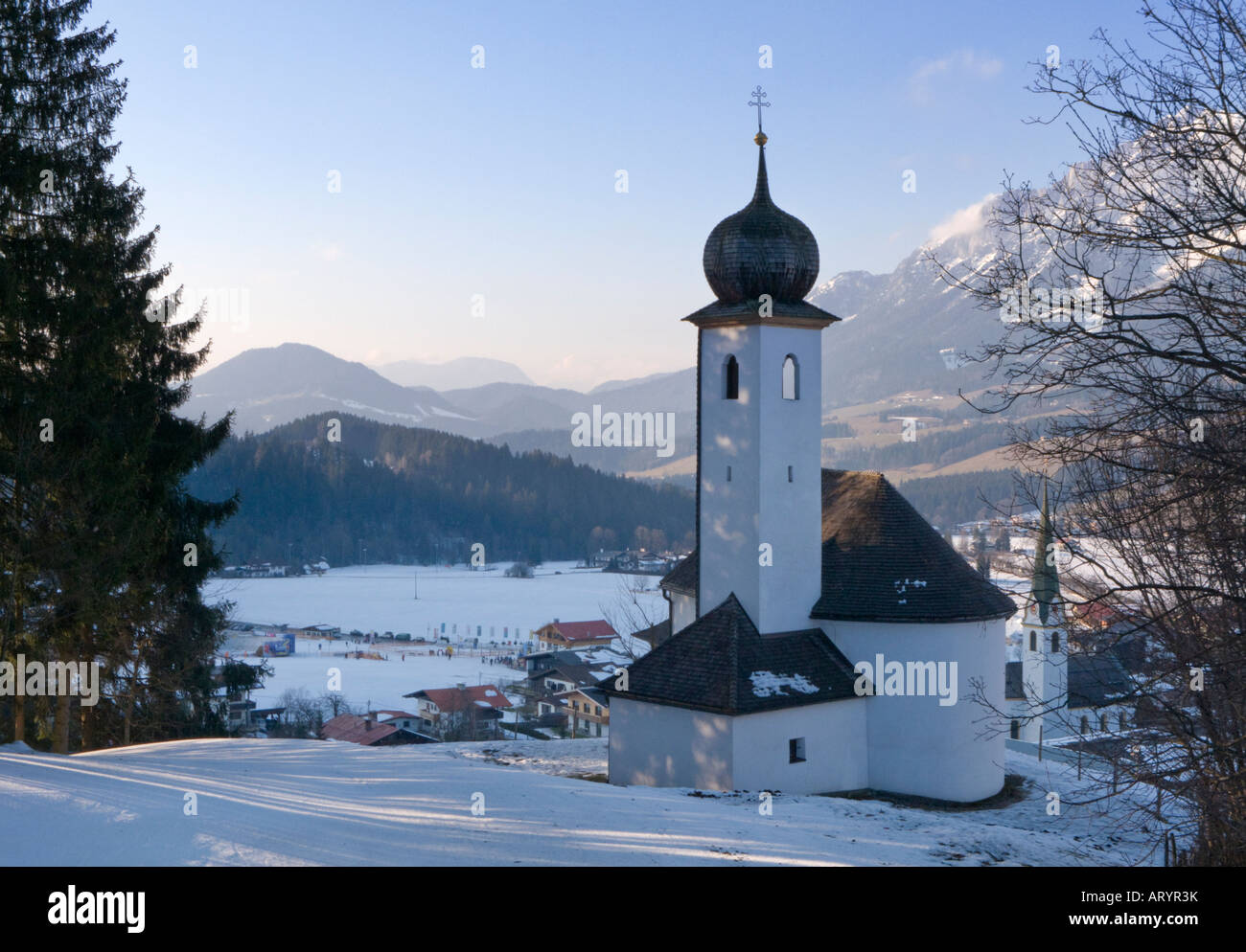 Ellmau, Österreich. Stockfoto