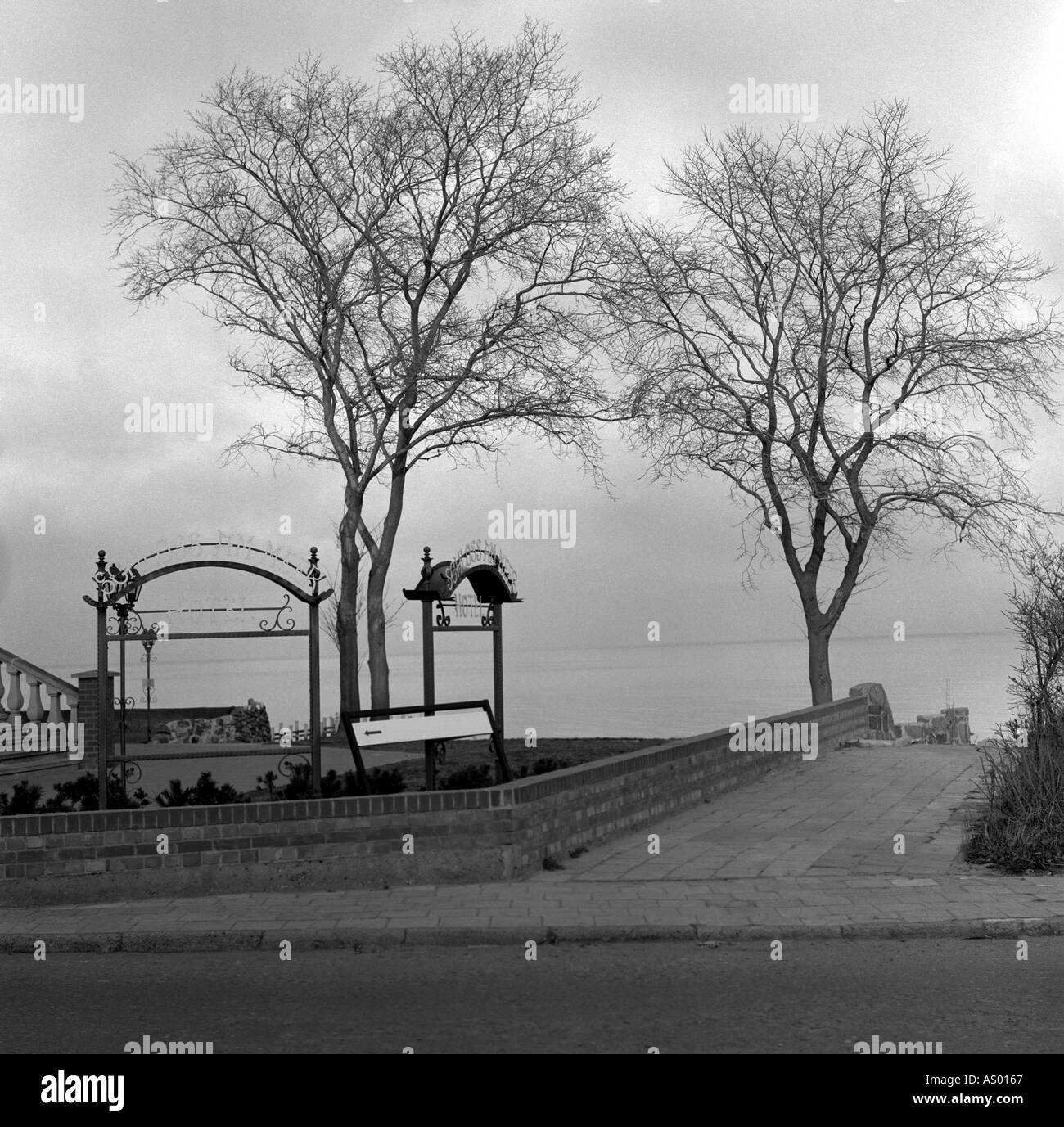Szene an der Küste der Ostsee in Kühlungsborn, Deutschland Stockfoto