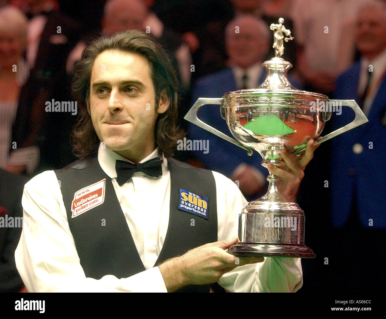 Ronnie O Sullivan Gewinner von der Botschaft Snoker Weltmeisterschaft 2004 Stockfoto