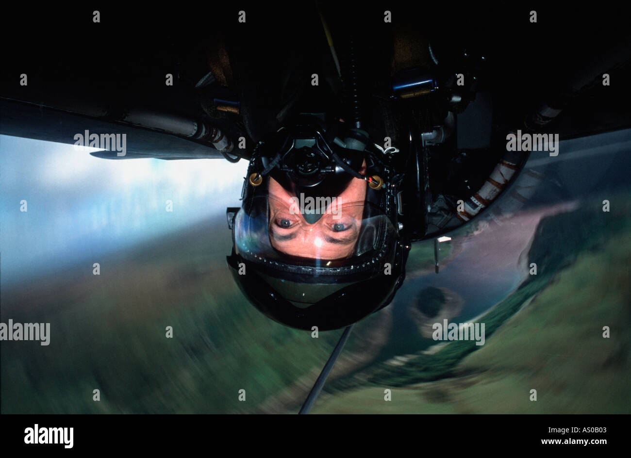 Pilot im Cockpit des Tornado GR1 Stockfoto