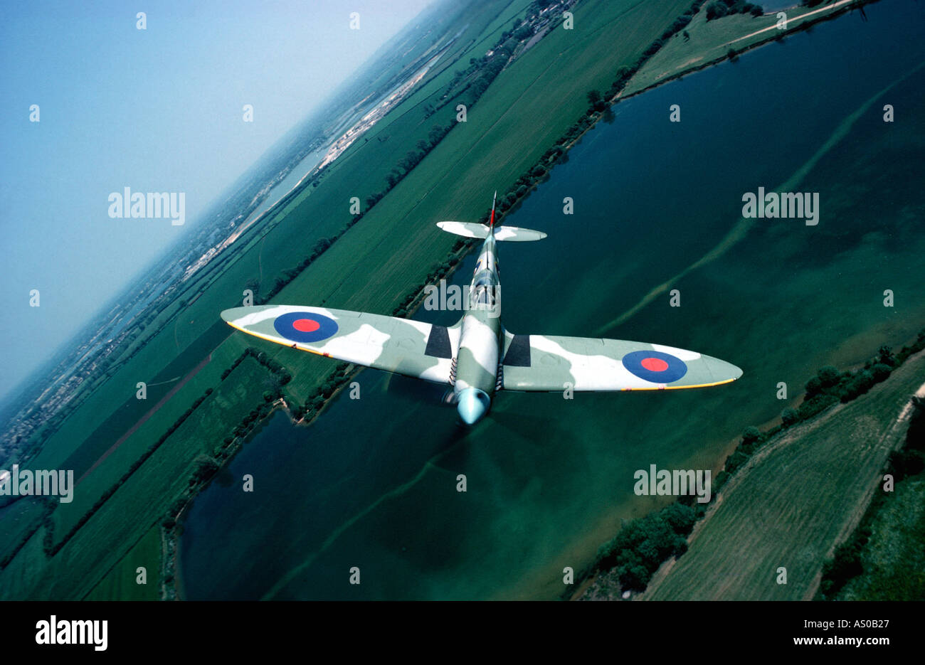 Spitfire-Flugzeuge Stockfoto