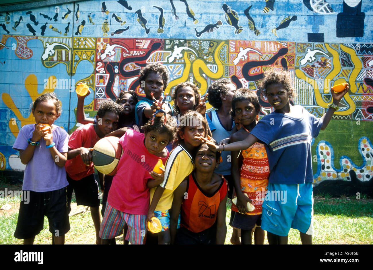 Tiwi Inseln Bathurst Nguiu Gemeinschaft Grundschule Stockfoto