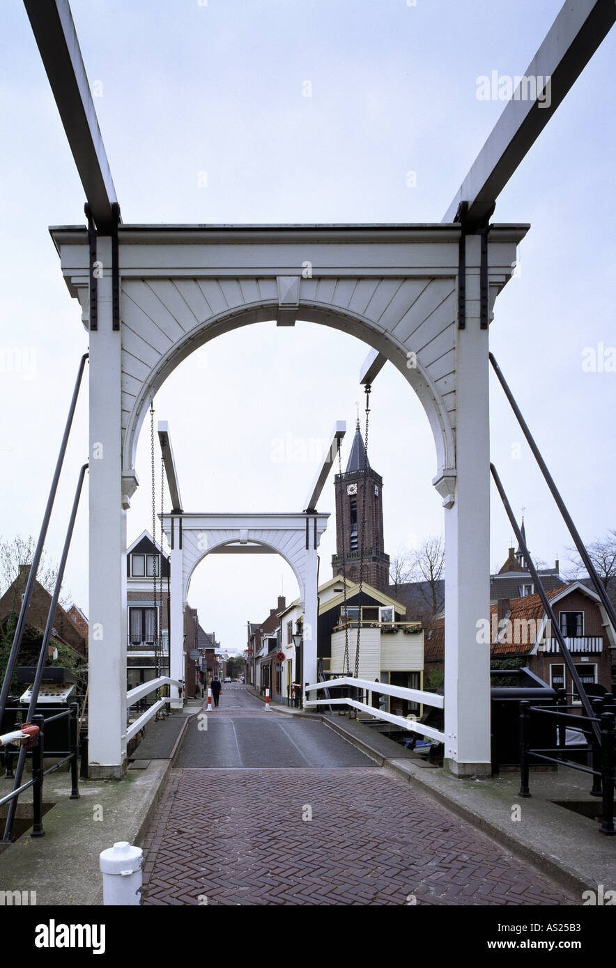 Loenen, Zugbrücke, Stockfoto