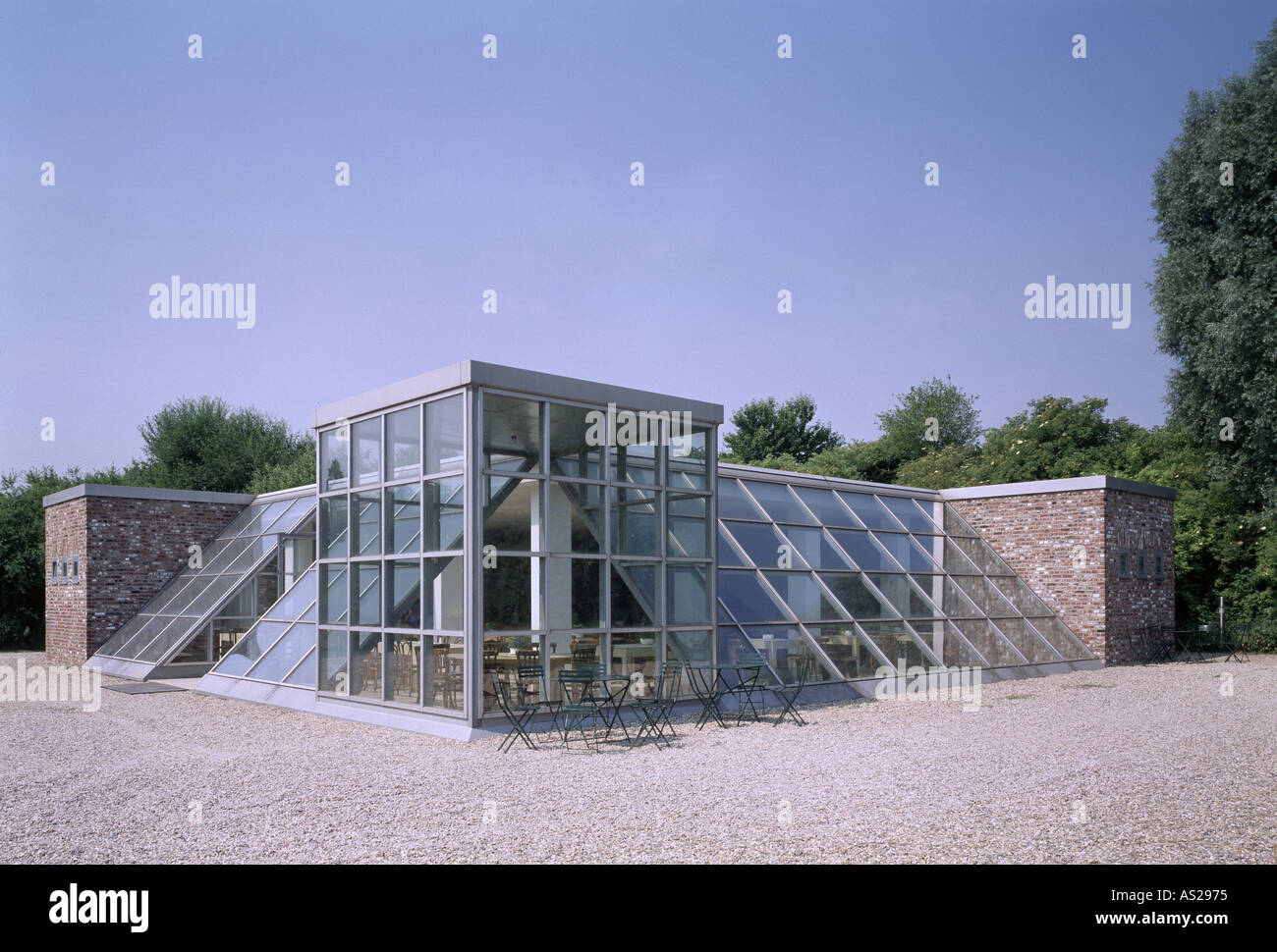 Neuss Insel Hombroich Cafeteria Stockfotografie Alamy