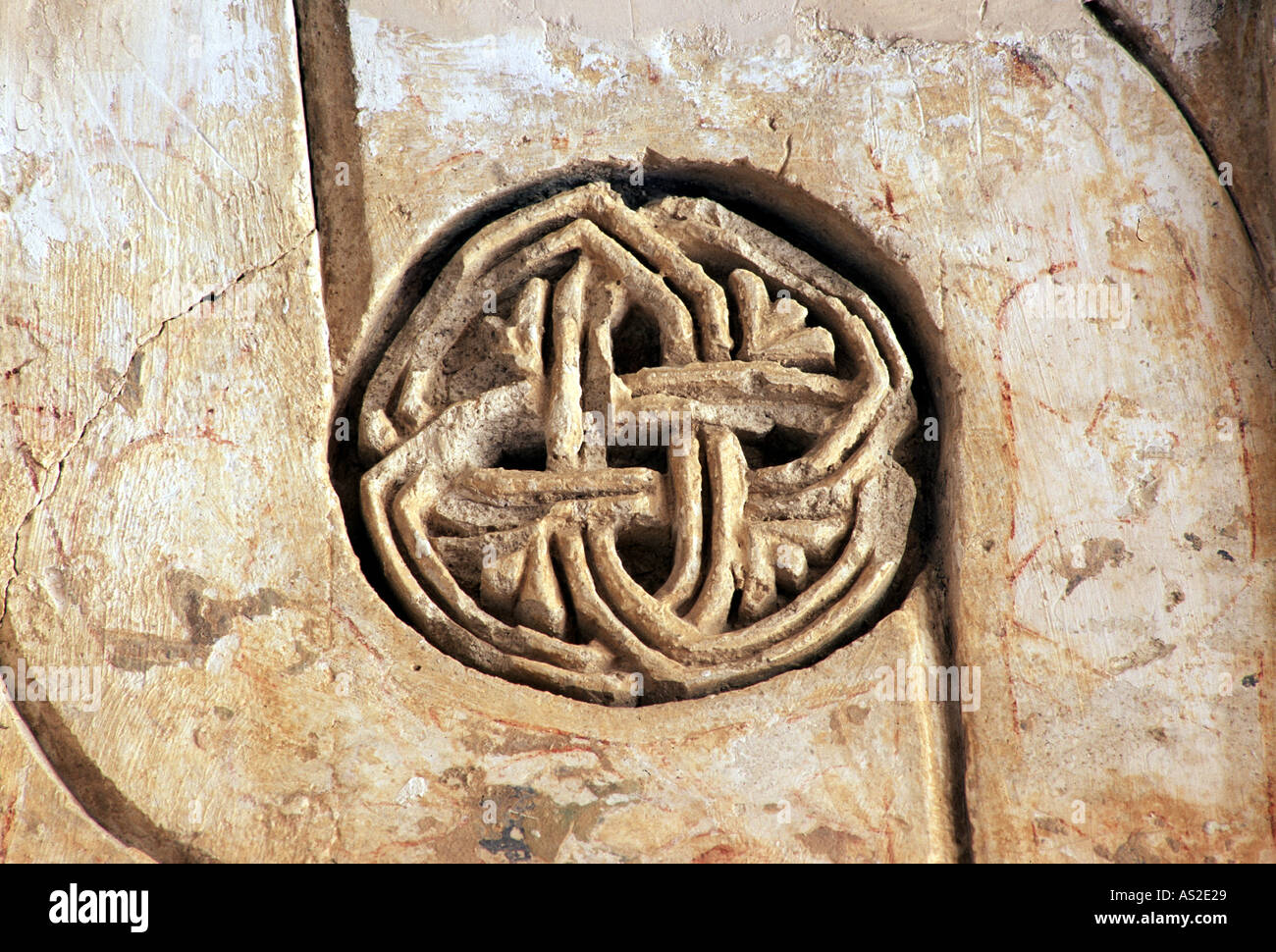 Zaragoza, Aljaferia, Detail Stockfoto