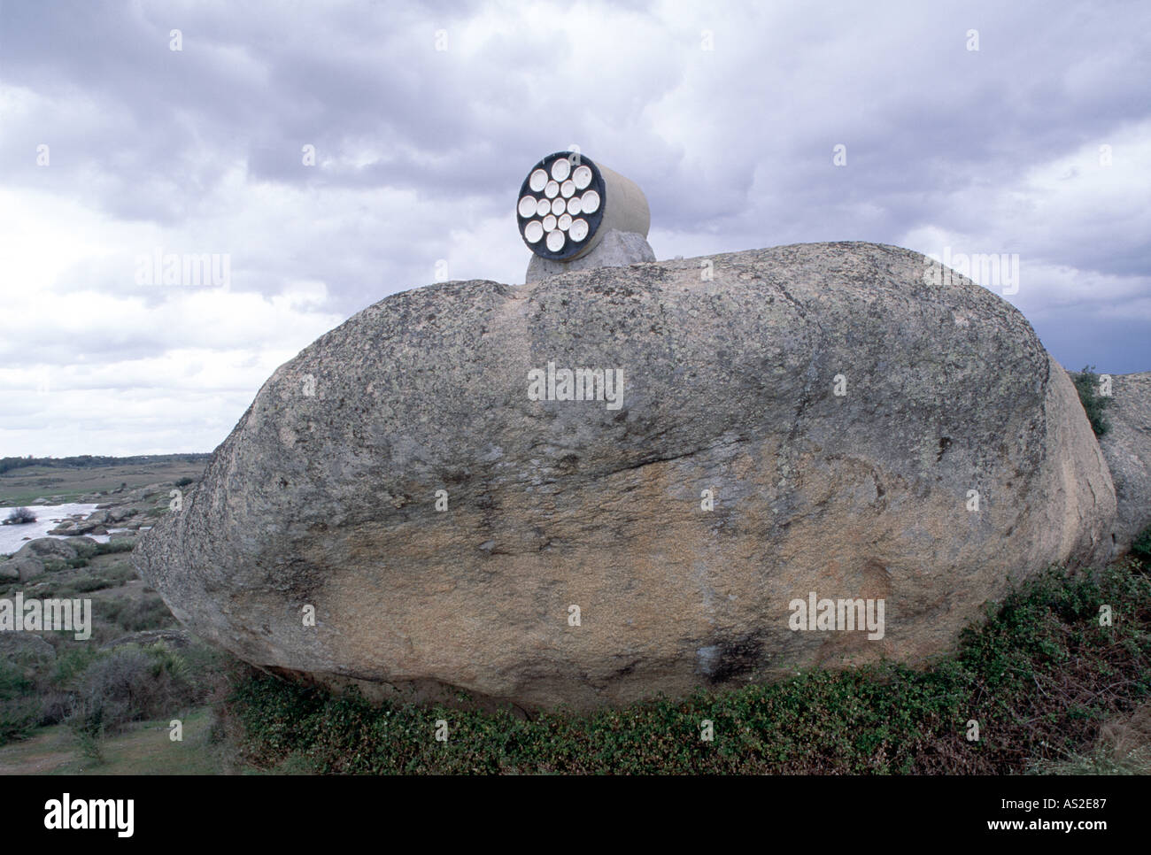 Malpartida de Cáceres, Museum Wolf Vostell, Objekt Stockfoto