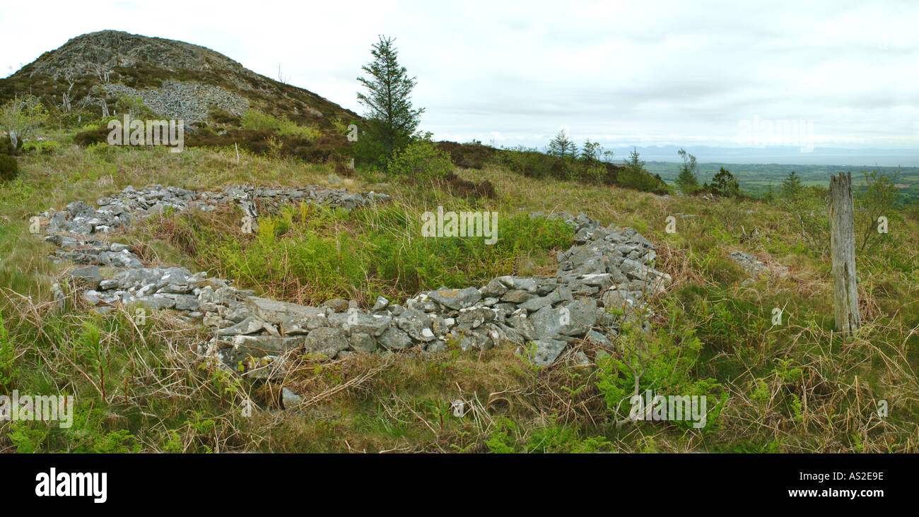 Garn Bodwan Steinkreis Lleyn Halbinsel North Wales UK Europe Stockfoto