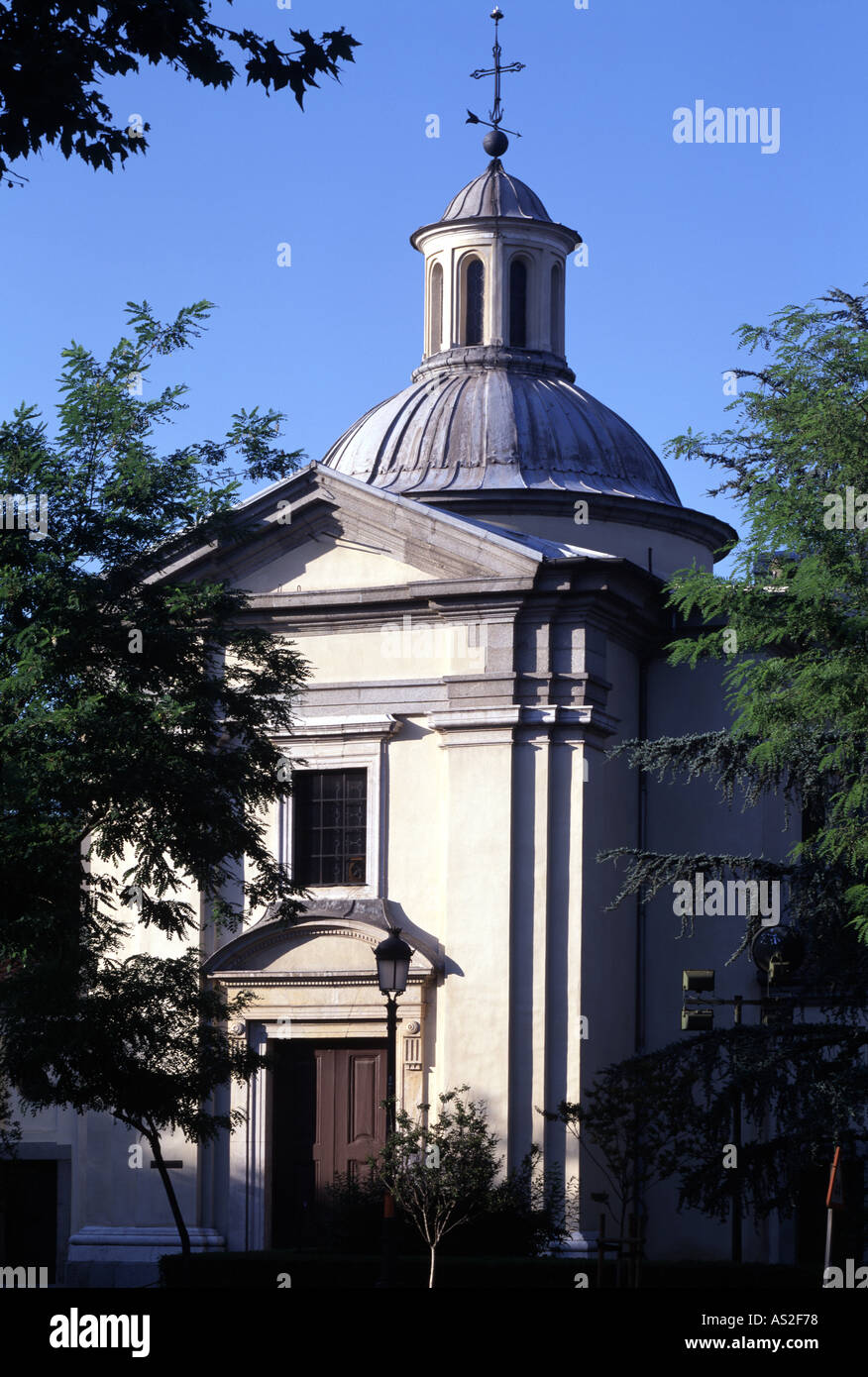 Madrid, Ermita de S. Antonio De La Florida, aussen Stockfoto